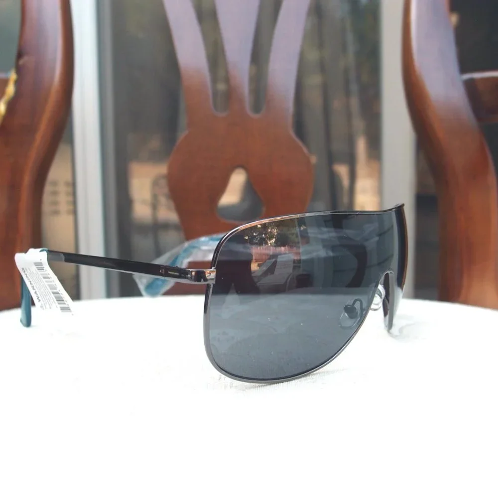 JOE'S JEANS SHIELD SUNGLASSES-NEW-GUNMETAL